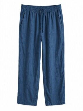 Athleta Women's Blue Linen Retreat Pants 20